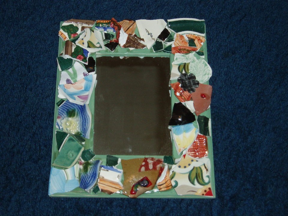 CERAMIC SHARDS Mosaic Tile Wall Mirror