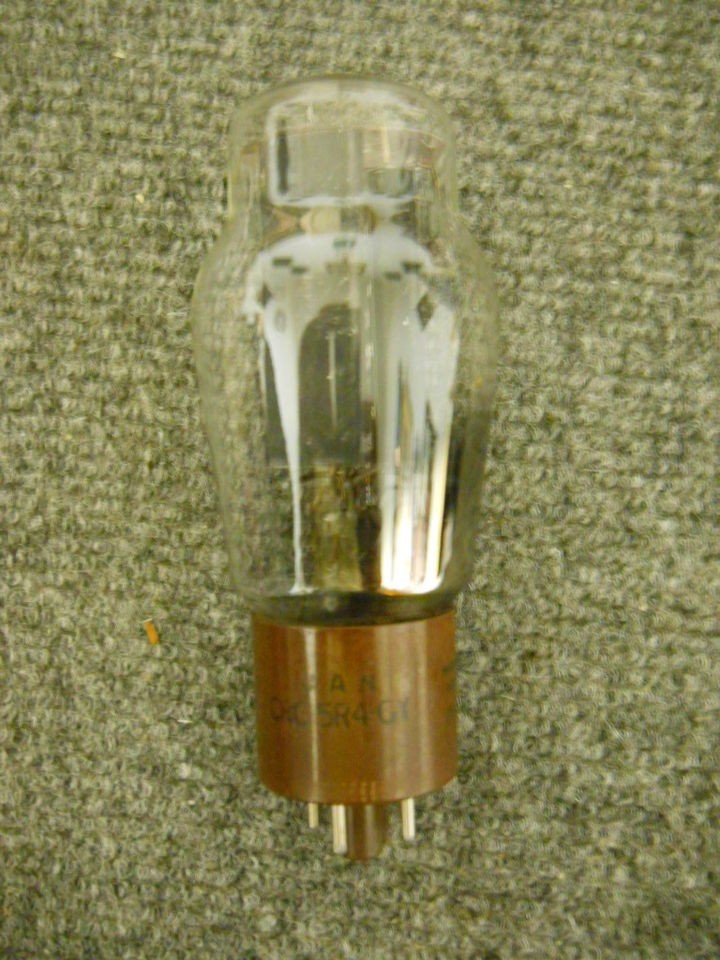 JAN CRC RCA 5R4GY Vacuum Tube Brown Base ~ Tester TV 7/U 56/50 N