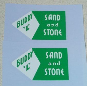 buddy l decals in Vintage Manufacture (Pre 1970)