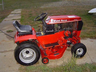   310 8 Riding Working Lawn Garden Tractor Mower 8 Speed 10 Hp Engine