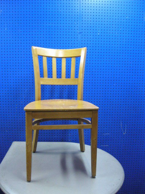 RESTAURANT WOODEN CHAIR   PRICE REDUCED 35% SEND OFFER