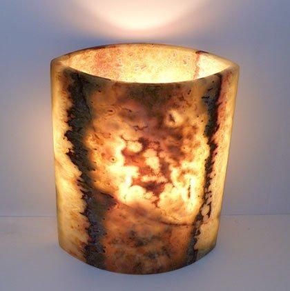 Onyx table Lamp 7.90 x 9.50 tall