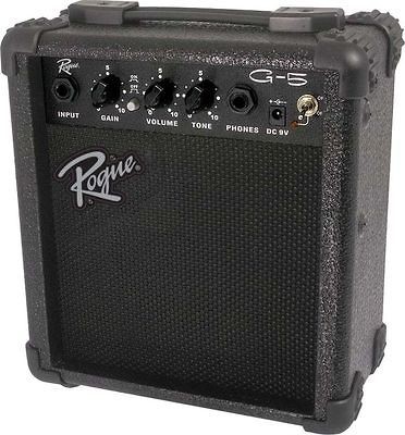 Rogue G5 5W Battery Powered Guitar Combo Amp Black