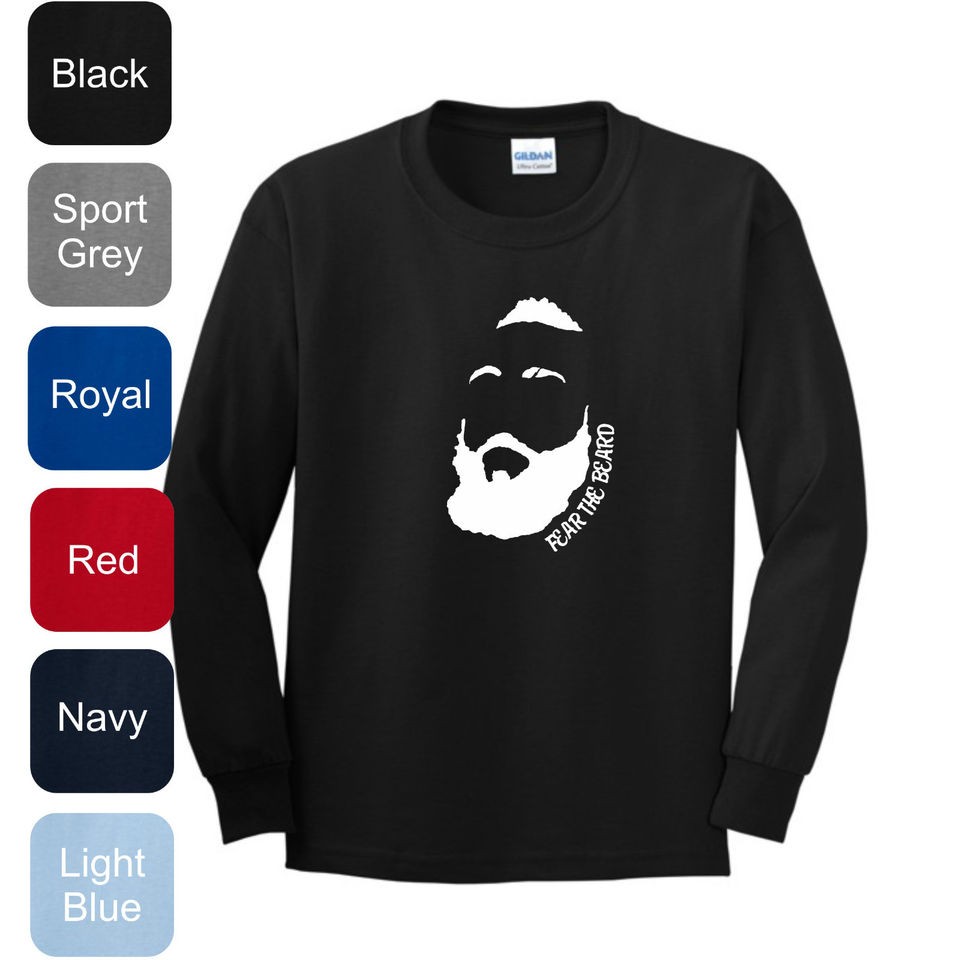   Beard YOUTH HOODIE Sweatshirt James Harden Houston Ball Rockets WSP 14