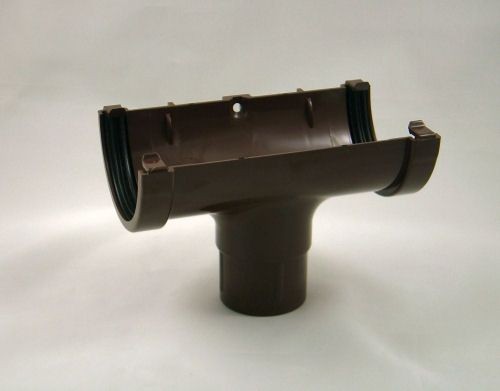 mini small brown gutter running outlet 76mm , shed