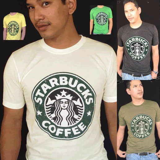 STARBUCKS COFFEE VINTAGE T SHIRT Sz. S  M  L Various Colours 