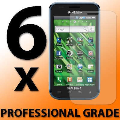 6x for Samsung VIBRANT T959 LCD Screen Protectors Guard