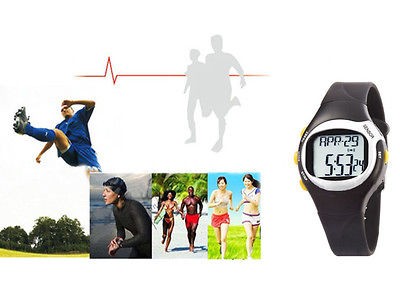 Newest Sports Heart Rate Monitor Calorie Counter Watch Pulse Touch 