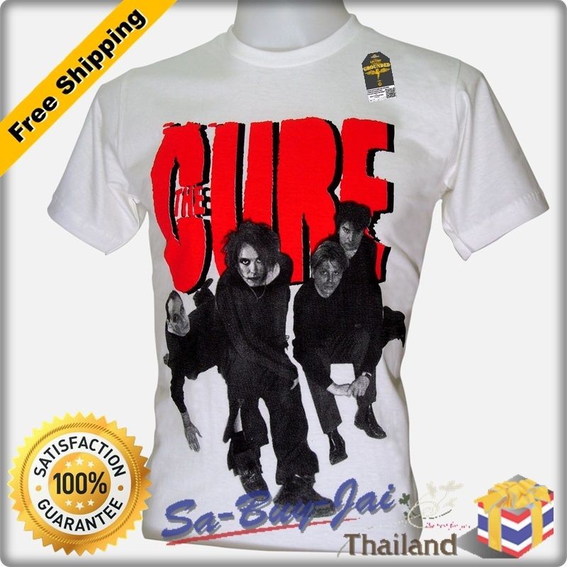 SHIRT THE CURE UK ROCK BAND PUNK RETRO VINTAGE NWT