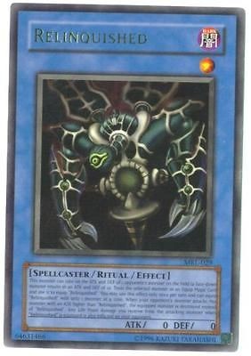 Yu Gi Oh Card   MRL 029   RELINQUISHED (ultra rare holo)   NM/Mint