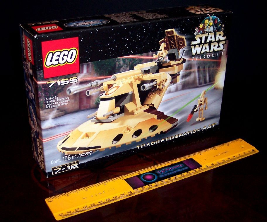 LEGO STAR WARS 7155 ATT FEDERATION SUPER BATTLE TANK   FIRST RELEASE 