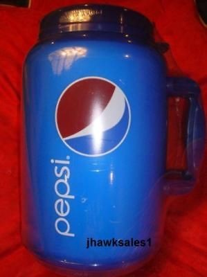 100 OUNCE INSULATED MUG PEPSI CUP W/ LID & STRAW 100oz. Big Boy 