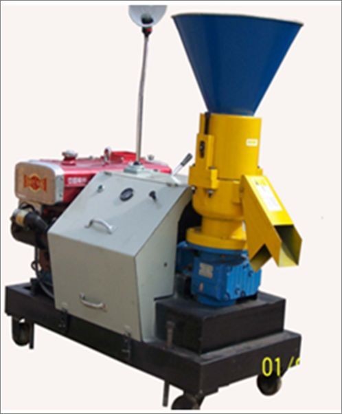 WOOD PELLET MILL 30HP 550 LBS/HR DIESEL PELLET PRESS