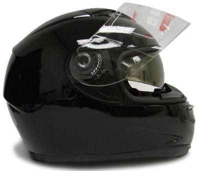   FULL FACE DUAL VISOR MOTORCYCLE SMOKE SUN SHIELD HELMET S,M,L,XL,XXL