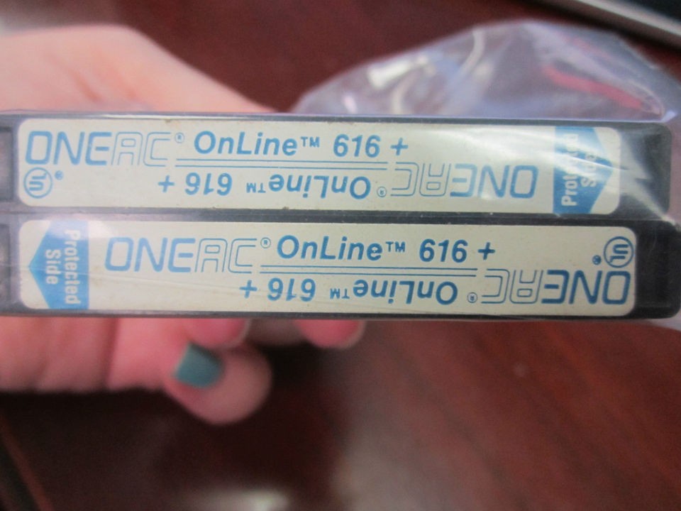 ONEAC OnLine 616 Telephone Surge Protector for 66 Block   Two Pack 