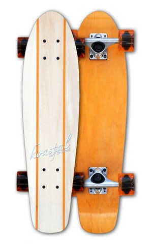 Koastal Surf to Street Mini Fire Cruiser Longboard Complete 7 X 27