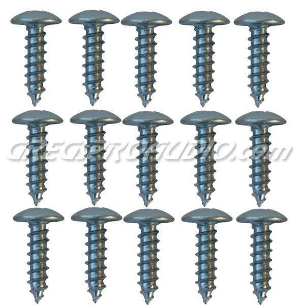 100) #8 x 3/4 Truss Head Philips Metal Screws Zinc