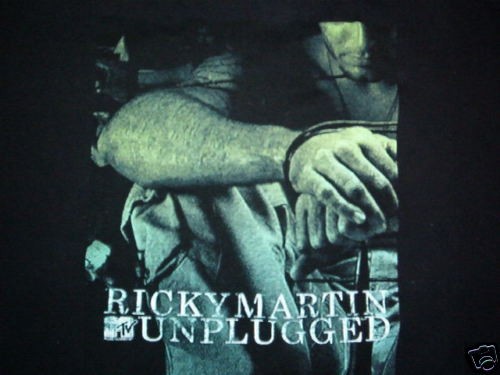 RICKY MARTIN UNPLUGGED T SHIRT concert MTV performance