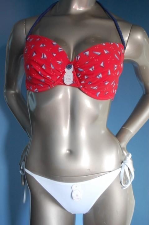 La SENZA SAIL BOAT BIKINI TOP FS&BRODERIE TIE SIDE BRIEF Various sizes 