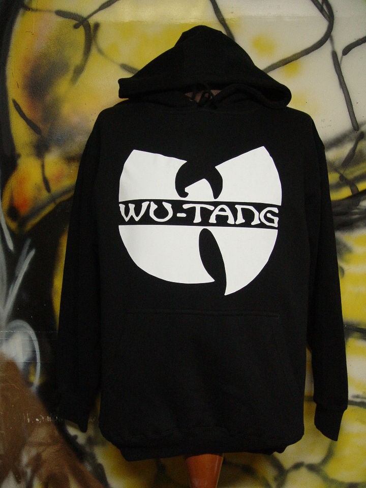 WU TANG HIP HOP RAP MEN HOODIE SWEATSHIT BLACK OR / WHITE NEW