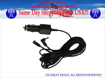 Car Adapter For Sylvania SDVD8706 Dual Screen DVD Player Auto Power 