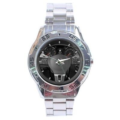   Cc 4Door Sedan Lux Steering Wheel Stainless Steel Analogue Watch