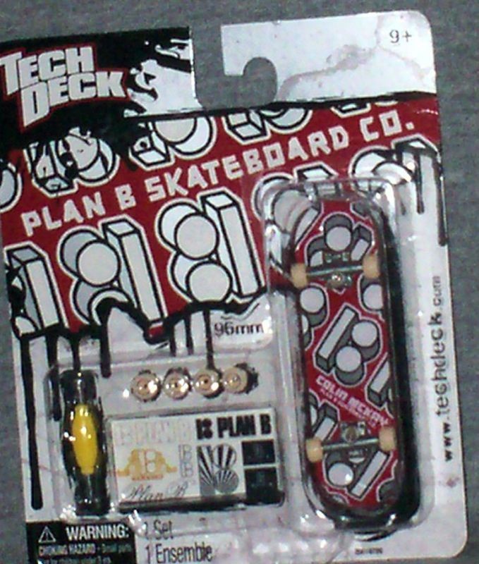 TECH DECK FINGERBOARD PLAN B ( COLIN MCKAY )