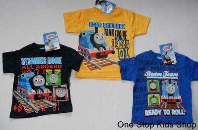 THOMAS THE TRAIN Toddler Boys 2T 3T 4T Short Sleeve SHIRT Tee Top 