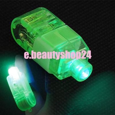 Green Led Laser Finger Light Beam Torch Ring Gift Party Lot of 80 