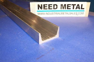 6061 T6 American Standard Aluminum Channel 3 x .258 x 1 1/2 x 24 