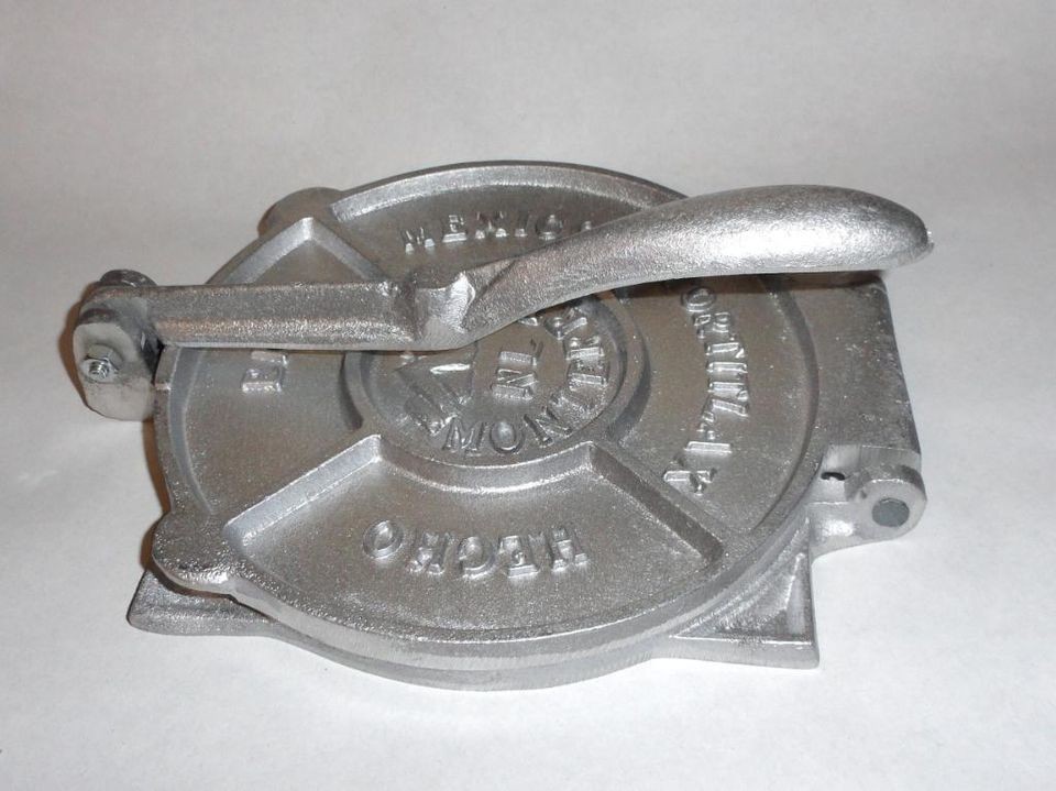 Tortilla Press Maker, Cast Aluminum Tortilladora, 7