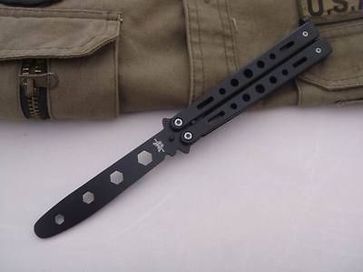   Dull Blade Practice BALISONG BUTTERFLY Knife Trainer /2012 New Style