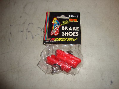   SCHOOL BMX NOS RED BMX BRAKE PAD SET GT TORKER REDLINE MONGOOSE SKYWAY