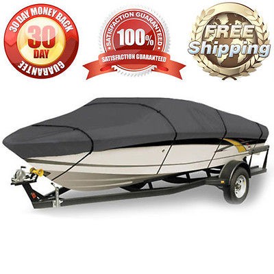 NEW GRAY HEAVY DUTY 16FT   18.5FT TRAILERABLE BOAT STORAGE COVER W 