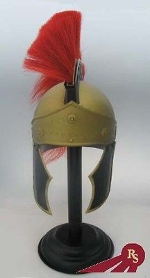 TROJAN ROMAN HELMET   Red Plume   USC SPARTAN COSTUME