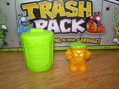 Moose 2011 The Trash Pack Orange RANKENSTEIN 149 Bin Monster Trashie 