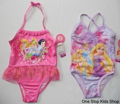   Girls 2T 3T 4T 4 5 6 6X Bathing Suit SWIMSUIT Snow White Aurora