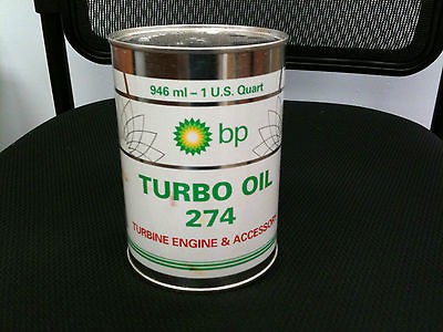 AIR BP TURBO OIL 274, TURBINE ENGINE & ACCESSORY, QT/CAN