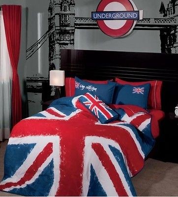   Flag Full Size and Twin Size Reversible Comforter / Edredon 2 vistas