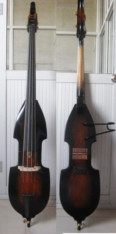 electric double bass in Bass Upright