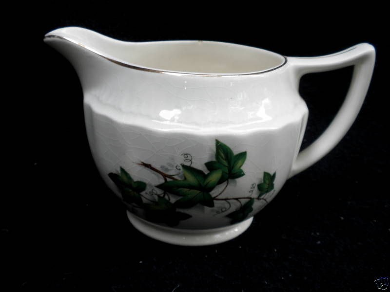 SWINNERTONS England Milk Jug Pitcher LUXOR VELLUM Ivy