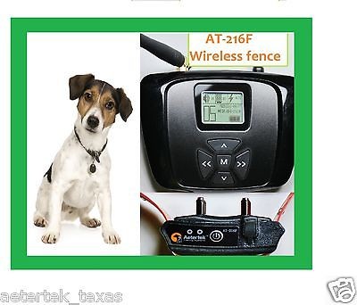   Dog Electronic Wireless Fence Rechargeable Waterproof 50 Meter Radius