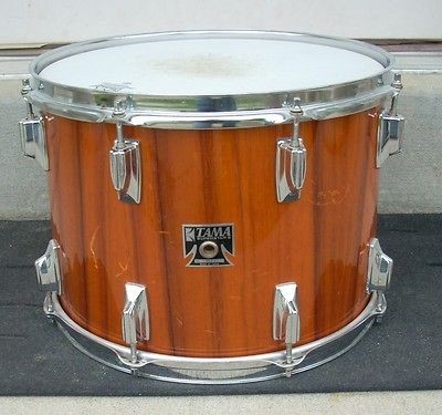 1980s Tama Exotic wood finish Superstar tom drum