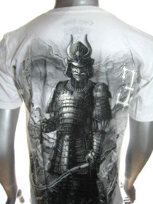 Venum of Yakuza Silver Samurai Warrior MMADCUFC Star Mens Short/s T 