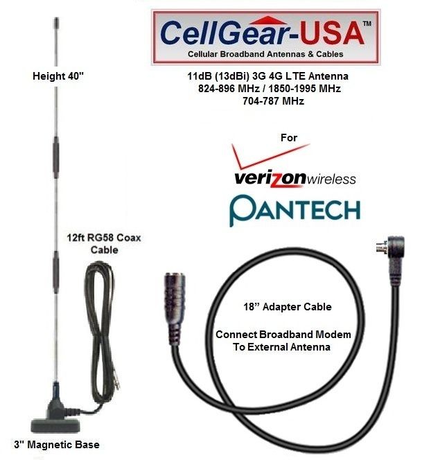 13dBi Pantech Verizon UML290 3G 4G LTE External Antenna