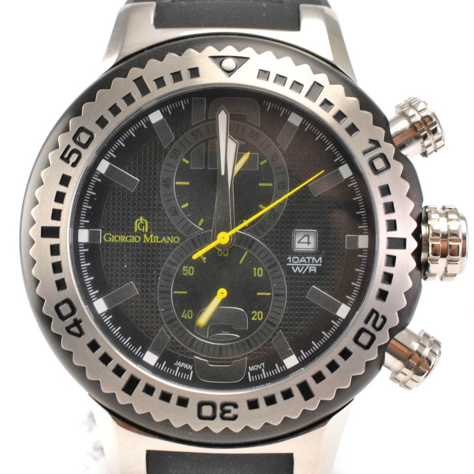 Mens Stainless steel Giorgio Milano watch model GM857SLBK