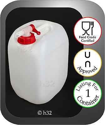 1x New 10L Litre Water Container W/Airflow Tap,Drum,Bottl​e,2 Gallon 