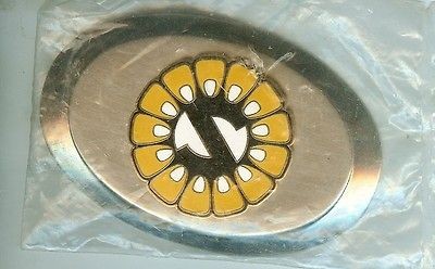 SIGCO RESEARCH CORN SEED COMPANY BELT BUCKLE NEW & NEVER USED RARE in 