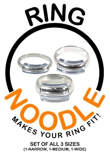 RING NOODLE   Ring Guard, Ring Size Reducer   Set of 3 Multi Size(1 N 