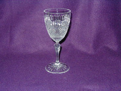 ROGASKA 6 7/8” Crystal Water/Wine Stem Signed